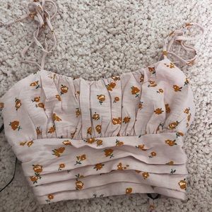 Floral crop top